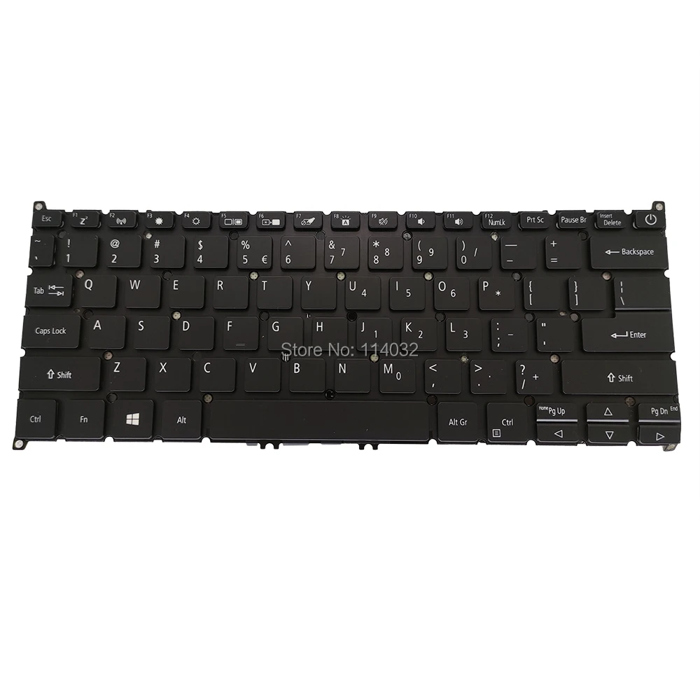 US RU rosyjska hiszpańska podświetlana klawiatura dla Acer Swift 3 SF314-41 SF314-54 seria N17W7 SV3P_A80BWL podświetlenie klawiatury laptopa