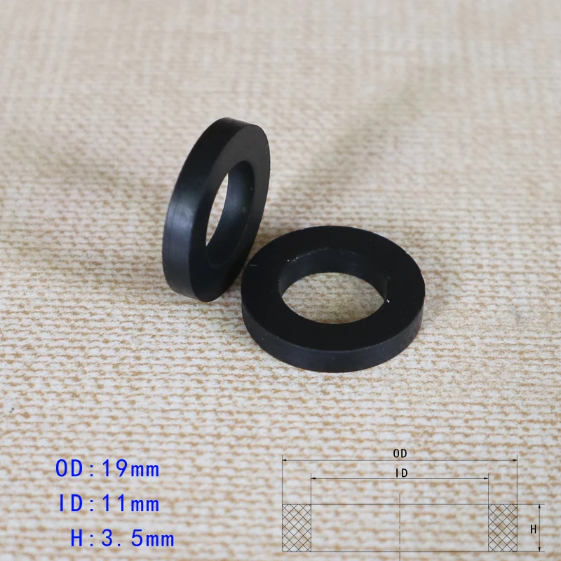 100pcs Black 1/2\