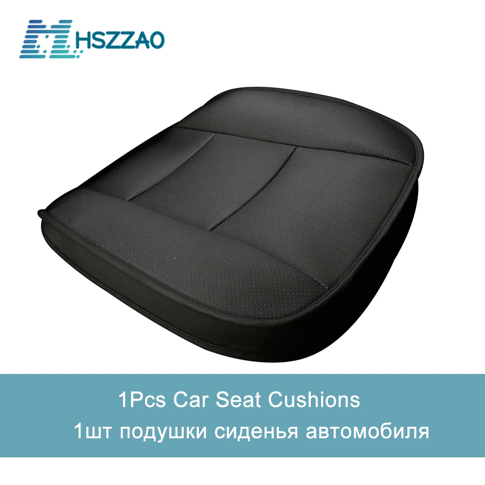 Ultra-Luxury Car Seat Protection Single Seat Without Backrest PU Senior Leather Car Seat Cover For Most Four-Door Sedan&SUV