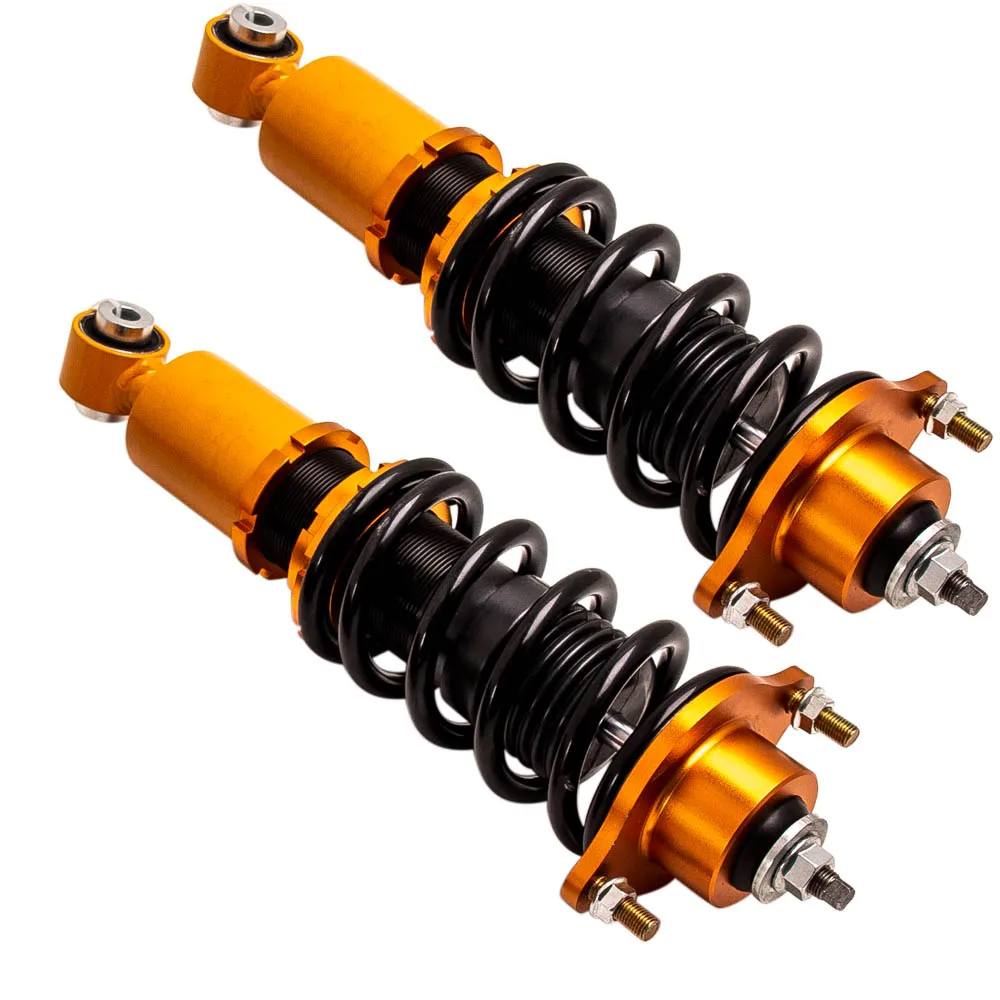 Coilover Damper Shock Absorber Coil Spring Strut Suspension Kits for Mitsubishi Lancer Mirage Ralliart FWD 2002- 2006 Adj Height