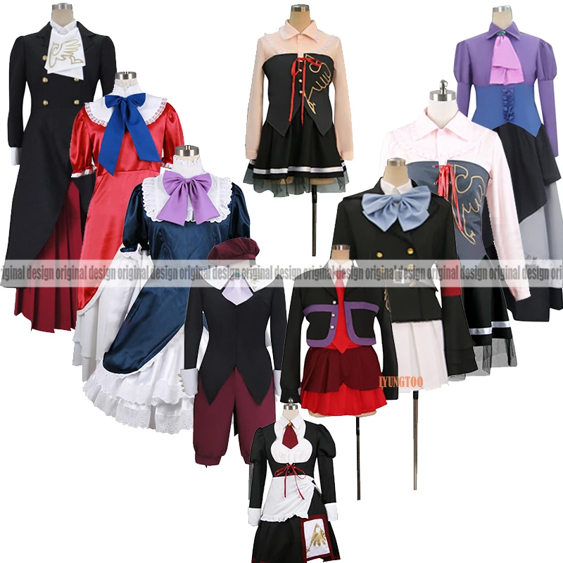 Umineko: When They Cry Battler Ushiromiya Kinzo Ushiromiya Eva Ushiromiya  Clothing Cosplay Costume,Customized Accepted