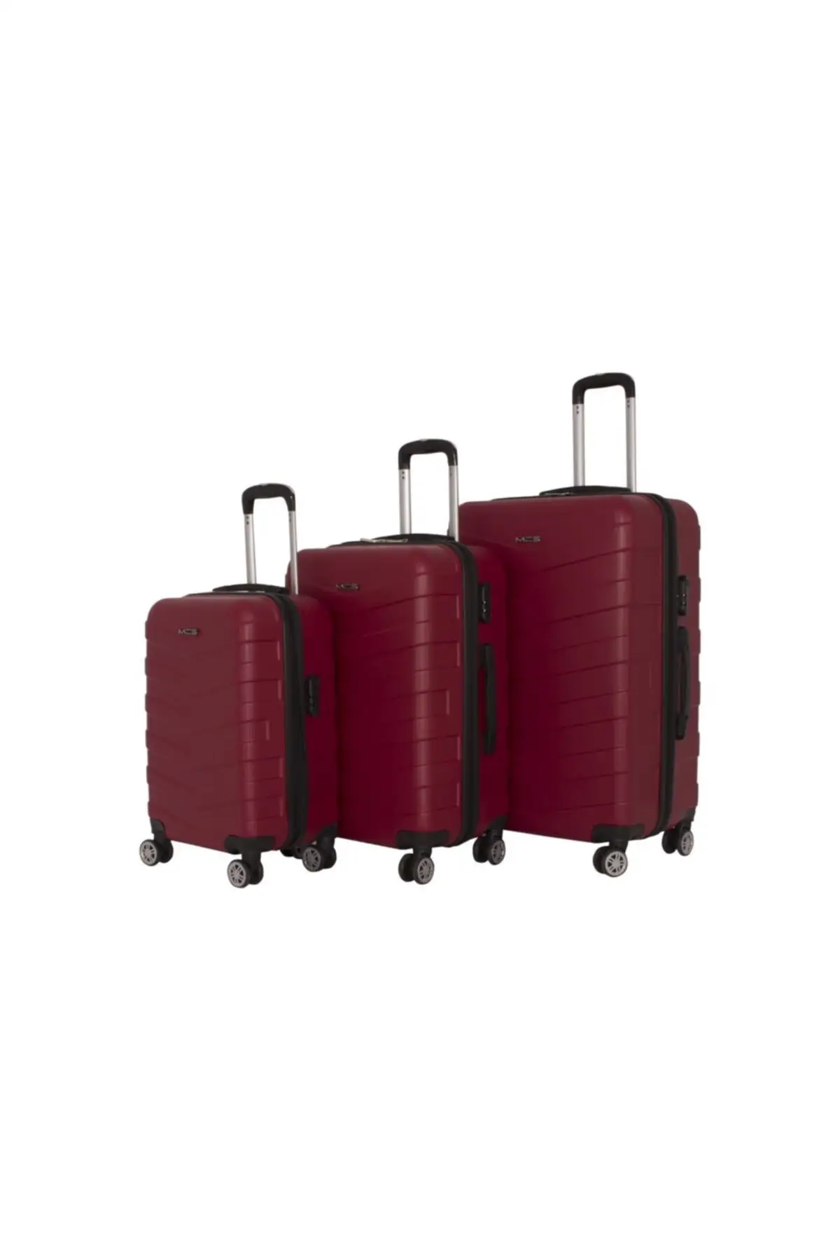 

Abs Lux Suitcases Set 3'lü Burgundy-V351