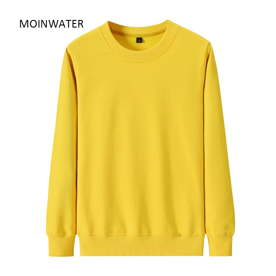 MOINWATER Women Casual Sweatshirts Lady New Streetwear Hoodies Female Terry White Black Hoodie Tops Outerwear MH2002