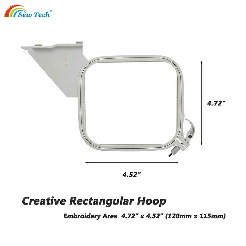 Sew Tech Embroidery Hoop for Pfaff Creative 2170 , Sewing and Embroidery Machine Creative Rectangular 4.7x4.5 in Hoops