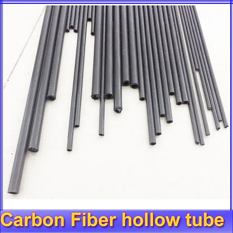 16pcs/lot New Carbon Fiber Tube 3K  for Quadcopter Multicoptor 3mm / 4mm / 5mm / 6MM / 7MM / 8MM /10MM  (0.5meter/pcs) Wholesale