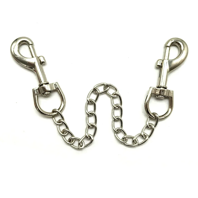 15cm To 35cm Double Metal Hook Chain For Restraint Bondage Bdsm Handcuffs Convenient Connection Lock Adult Sex Toys