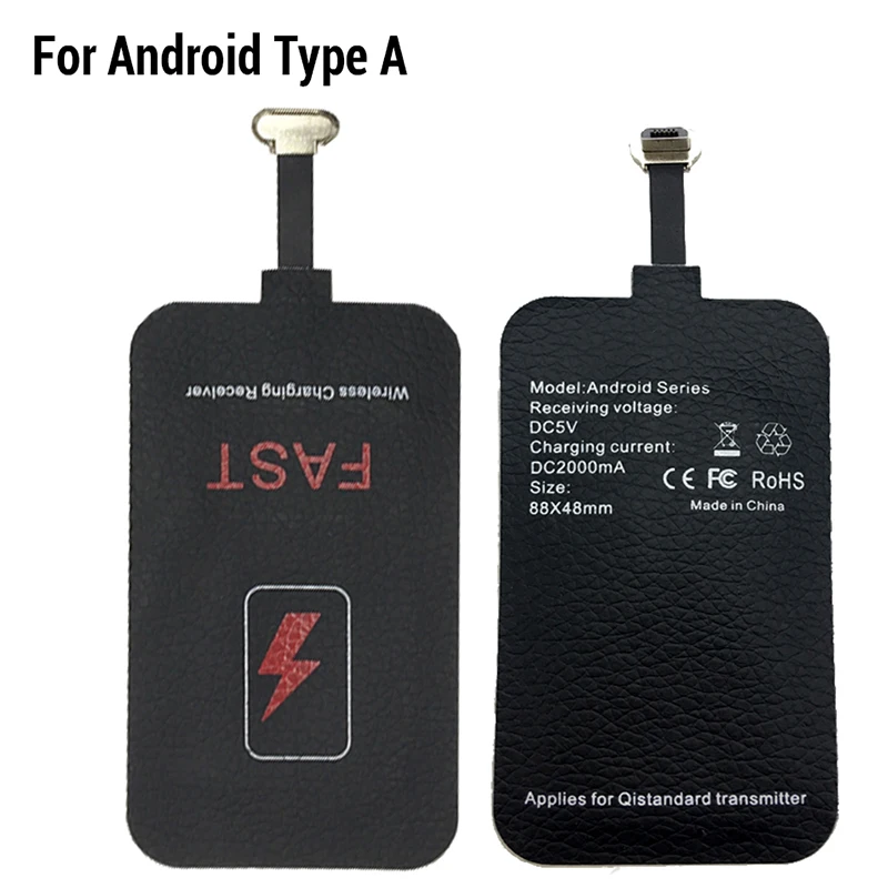 10W Wireless Receiverเหมาะสำหรับโทรศัพท์มือถือประเภทCเครื่องรับสัญญาณ2A Fast Charge Receiver
