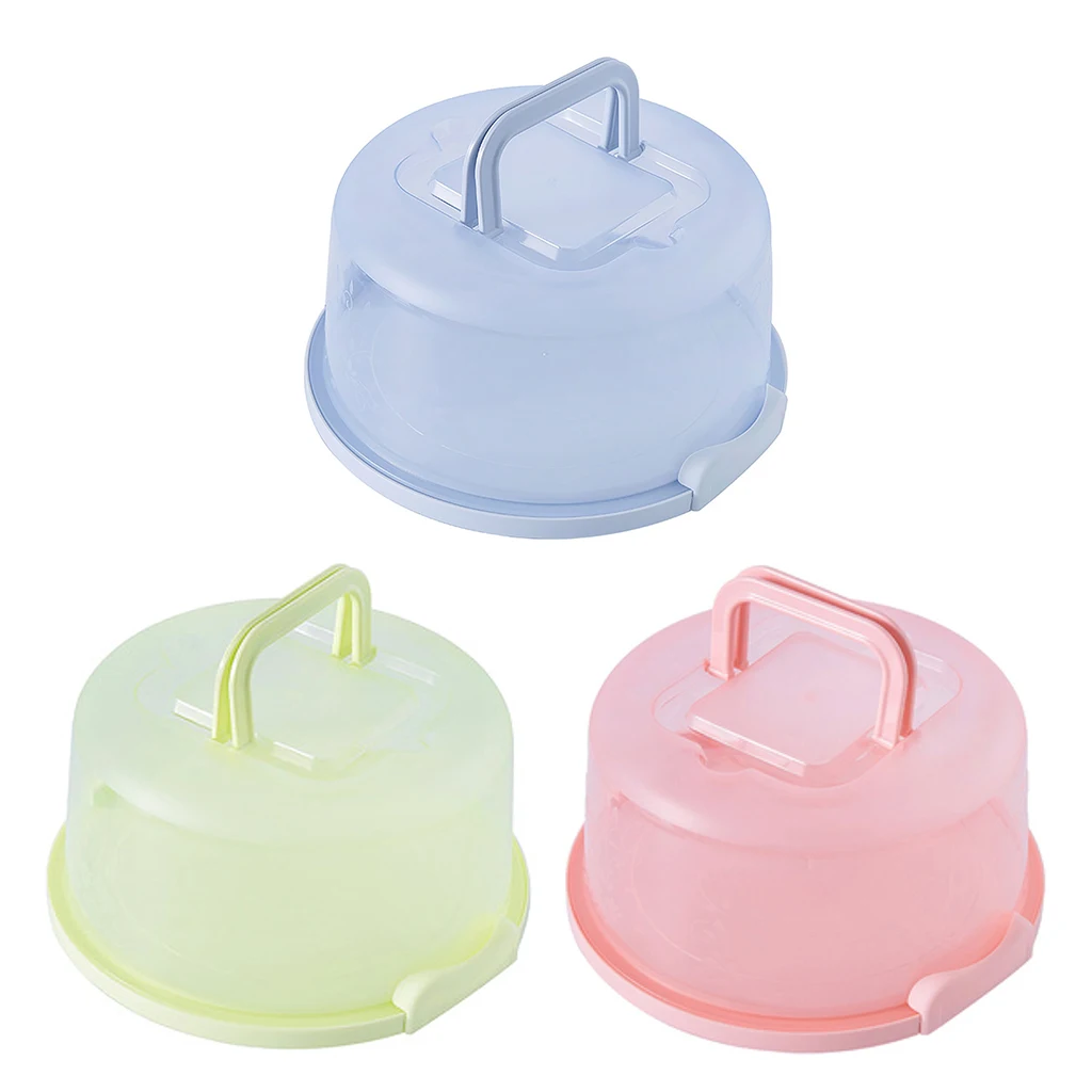 Plastic Cake Carrier Cake Storage Container Transporter with Lockable Lid