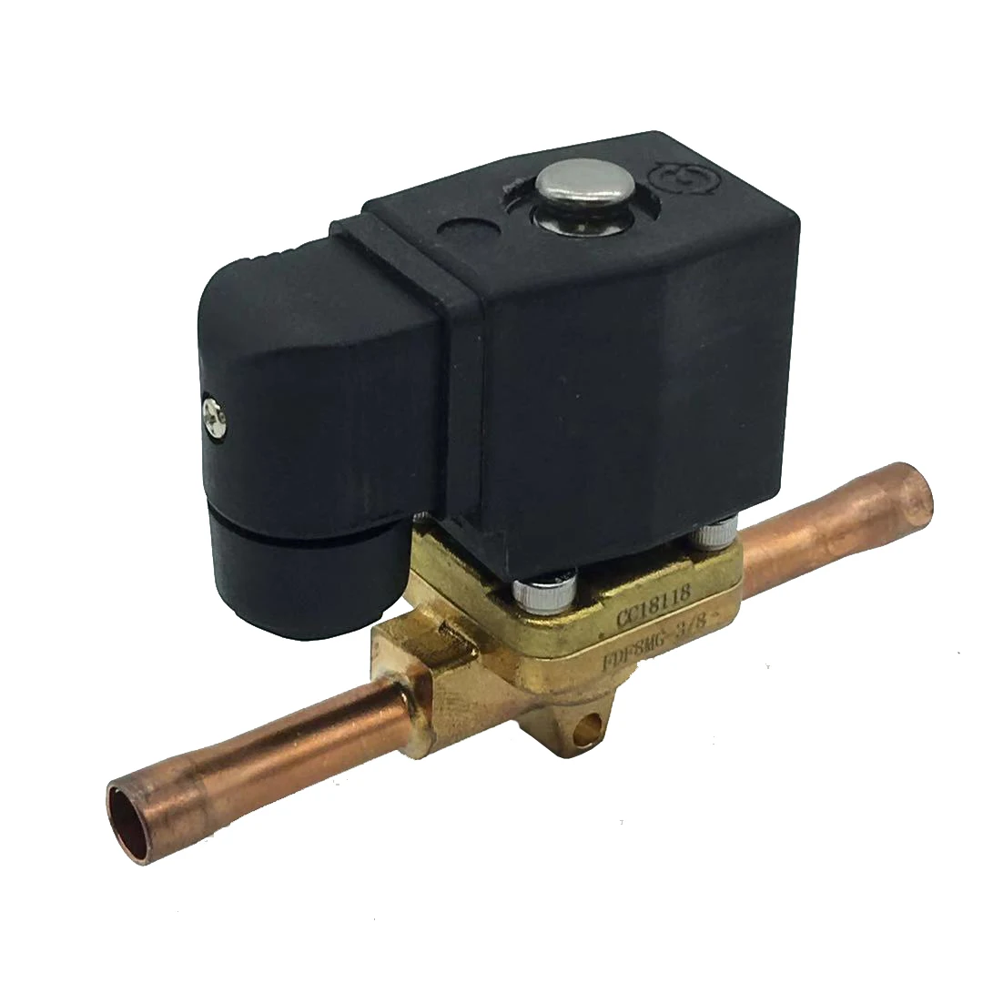 

1m3/h KV NC 4.5MPa solenoid valve can hold on -40'C low temperature liquid R23 or R170 refrigerant in cascade freezers