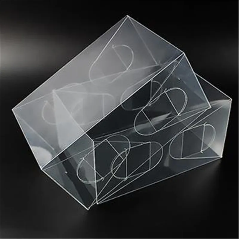 Square Transparent PVC Box With Cover Packing Wedding Christmas Favor Chocolate Candy Box Clear Plastic Packaging Boxes