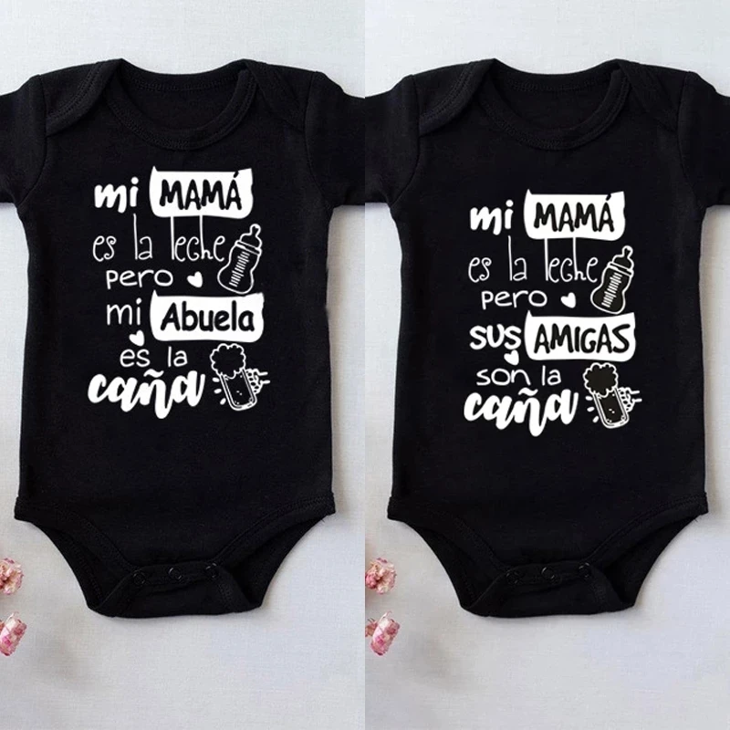 

Baby Bodysuits Fashion Newborn Onesies Infant Unisex Funny Print Short Sleeve Cotton Body Baby Playsuit Clothes 0-24M