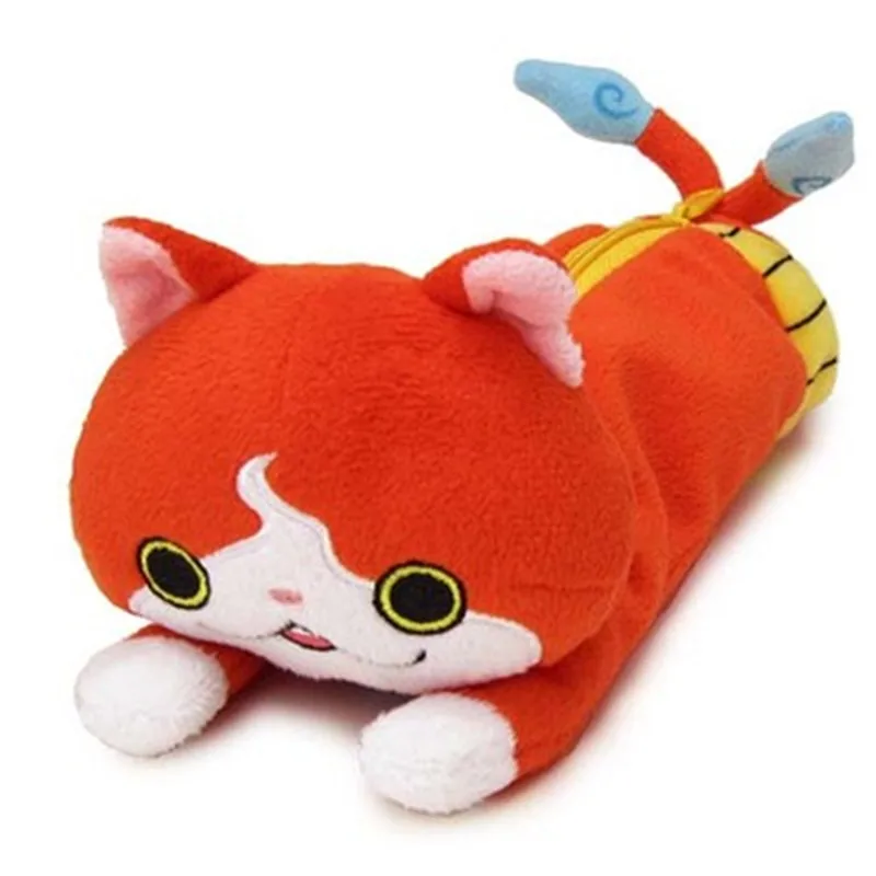 New Cute Anime Yo-Kai Watch Plush Toys For Girls Boys Kids Stuffed Pencil Bags Pen Case