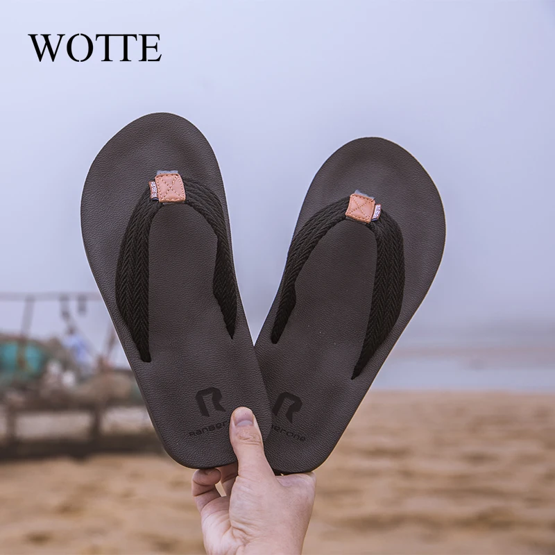 Große Größe 49 50 Männer Flip Flops Sommer Massage Hausschuhe neue lässige Rutschen Männer rutsch feste Strand Indoor Hausschuhe Männer сланцы