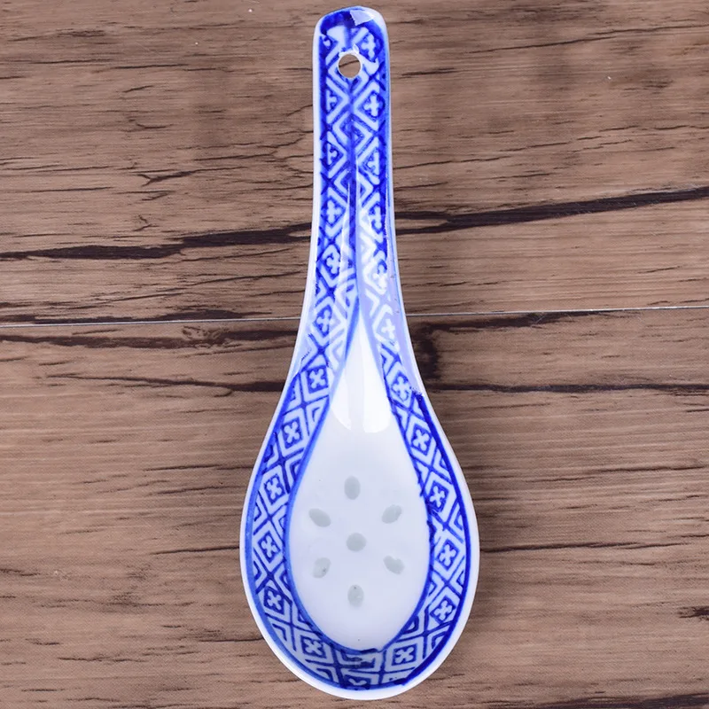 Spoon Small Spoon Tableware Spoon Jingdezhen Blue And White Porcelain Spoon Ceramic Traditional Chinese Underglaze Restaurant Ho