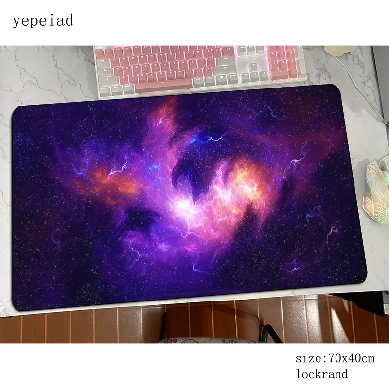 Space Sci Fi mousepad gamer hot sales 70x40cm gaming mouse pad large High-end notebook accessories laptop padmouse ergonomic mat