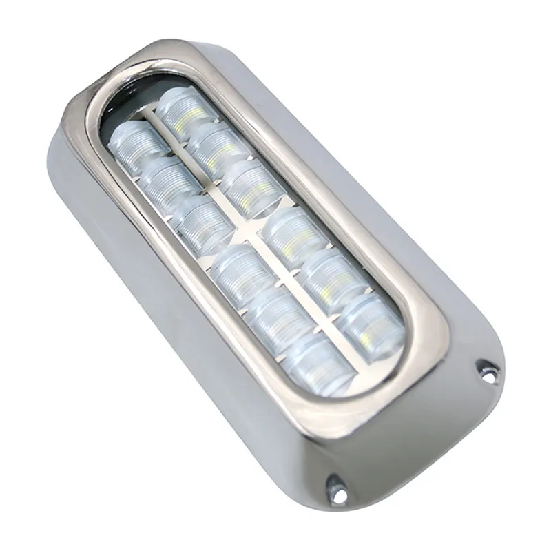 Special Beam 10-30V Daul Color 120W White/Blue ON/OFF Switching Color Submersible Yacht Marine Boat LED Underwat Lights