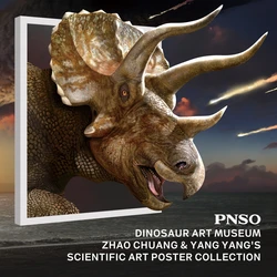 PNSO Dinosaur ART Museums Zhao Chuang & YANG Yang's Scientific Art Poster Collection