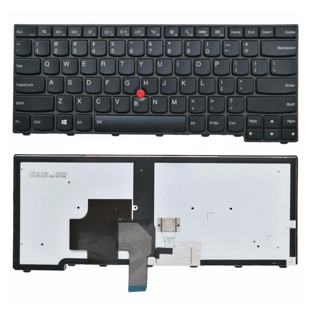 US Keyboard For Lenovo ThinkPad T440 T440P T440E T431S T440S E431 E440 Keyboard 04Y0824 With Backlit