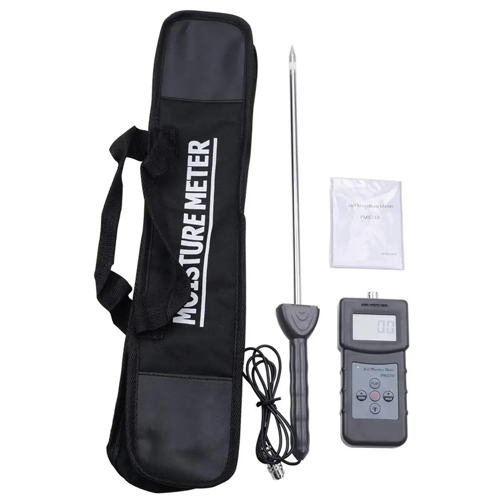 PMS710 Digital Soil Moisture Meter Test River Sand Soil Cement Land Plater Humidity Sensor Tool Hygrometer