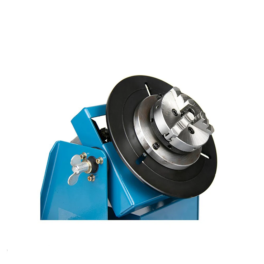 110/220V BY-10 Mini Semi-automatic Welding Positioners Welding Turntable Rotary Welding Table Rotator with K01-63 Chucks