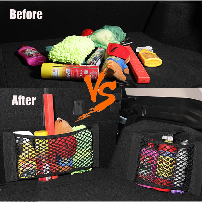 Car Trunk Organizer Storage Bag Pocket Cage For Peugeot 307 206 308 407 207 3008 406 208 508 301 2008 408 5008