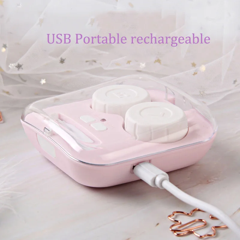 REAL Contact lens washer Ultrasonic reducer Ultrasonic reducer USB automatic electric hard cleaning machine