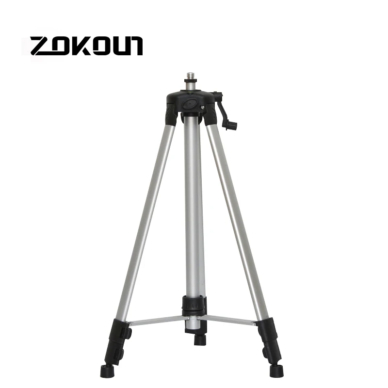 ZOKOUN maximum high 1.5m Adjustable Aluminum Tripod Stand for Laser Level Tripod or adapter