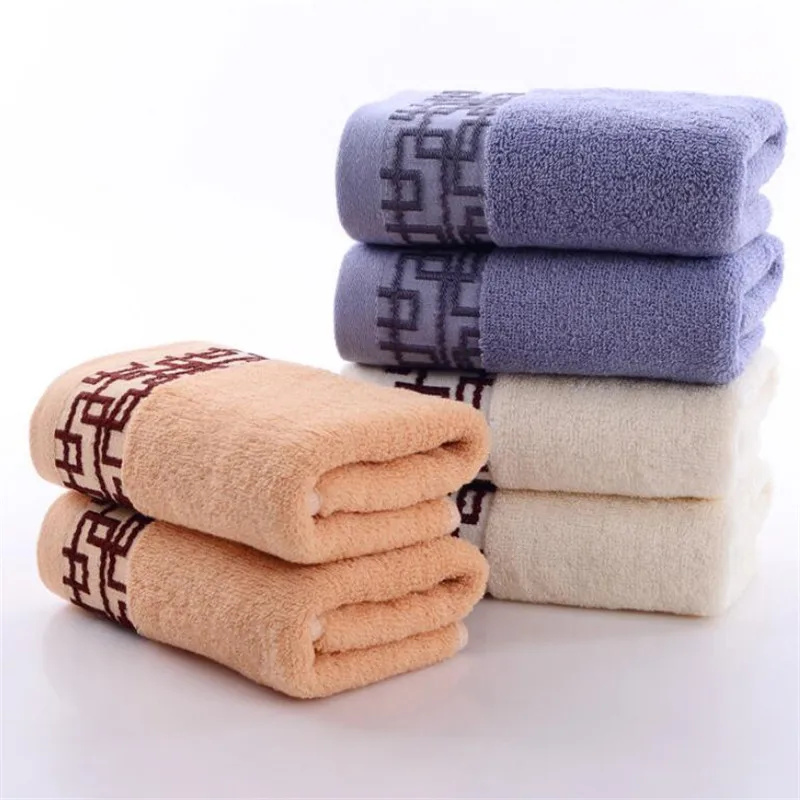 12 Colors Cotton Hand Towel Chinese Style Cotton Terry Face Towel Strong Water Absorption Towel 33x74cm