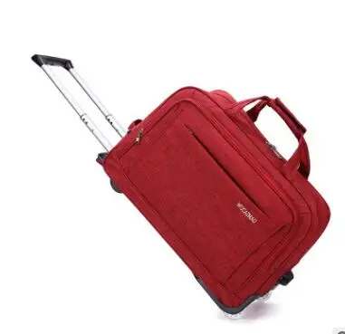 Wasser proof kabine gepäck tasche Roll beutel männer trolley taschen reisetasche auf rädern für frauen männer reise Oxford Rädern reisetasche