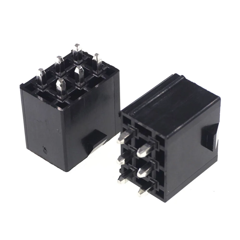 10 Pcs 4.2 MM 6 Pin Header Male 0.165\