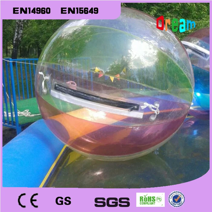 

Free Shipping Factory Price 2m 0.8mm Inflatable Water Walking Ball Zorb Ball Giant Water Ball Inflatable Human Hamster Ball