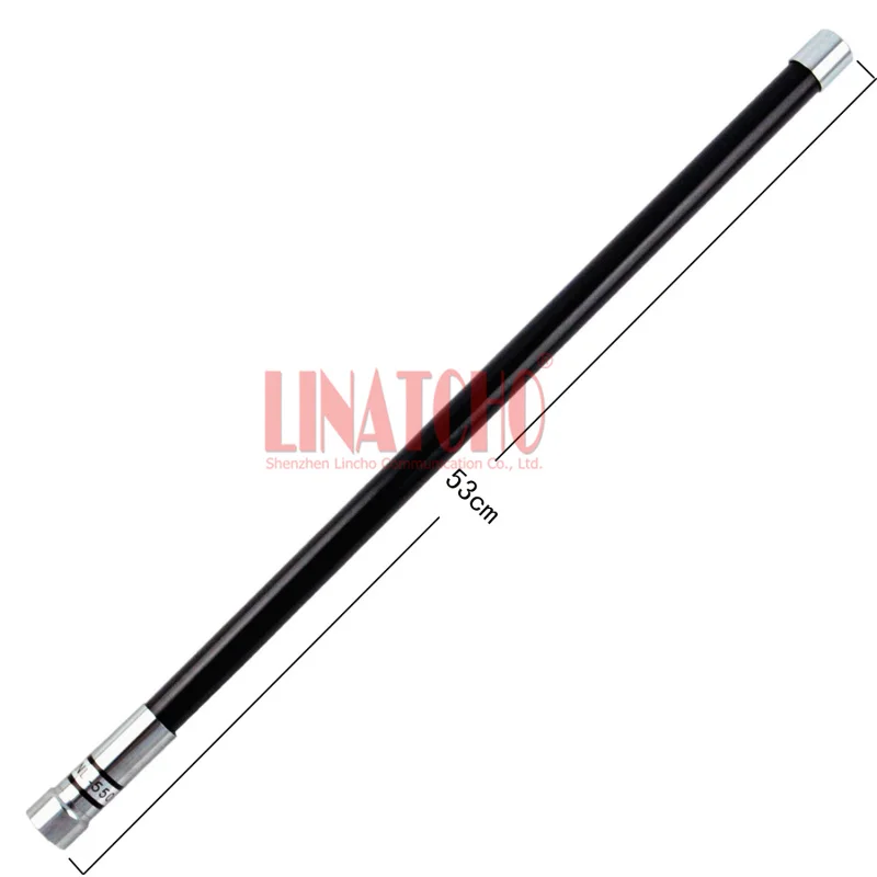 Black NL550 UHF VHF Omni Fiberglass 150/430MHz Dualband Vehicle Antenna PL259 for Car Radio