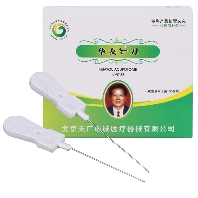 

hanzhang disposable single use 100pcs/pack small knife shape pin Acupuncture needles free shipping