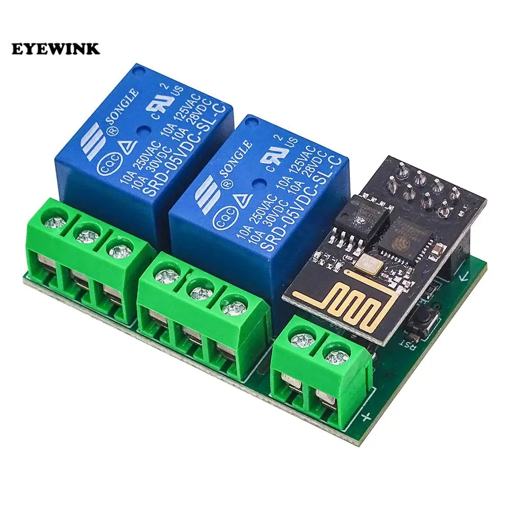 ESP8266 ESP-01/01S 1 channel / 2 channel WiFi relay module image 6