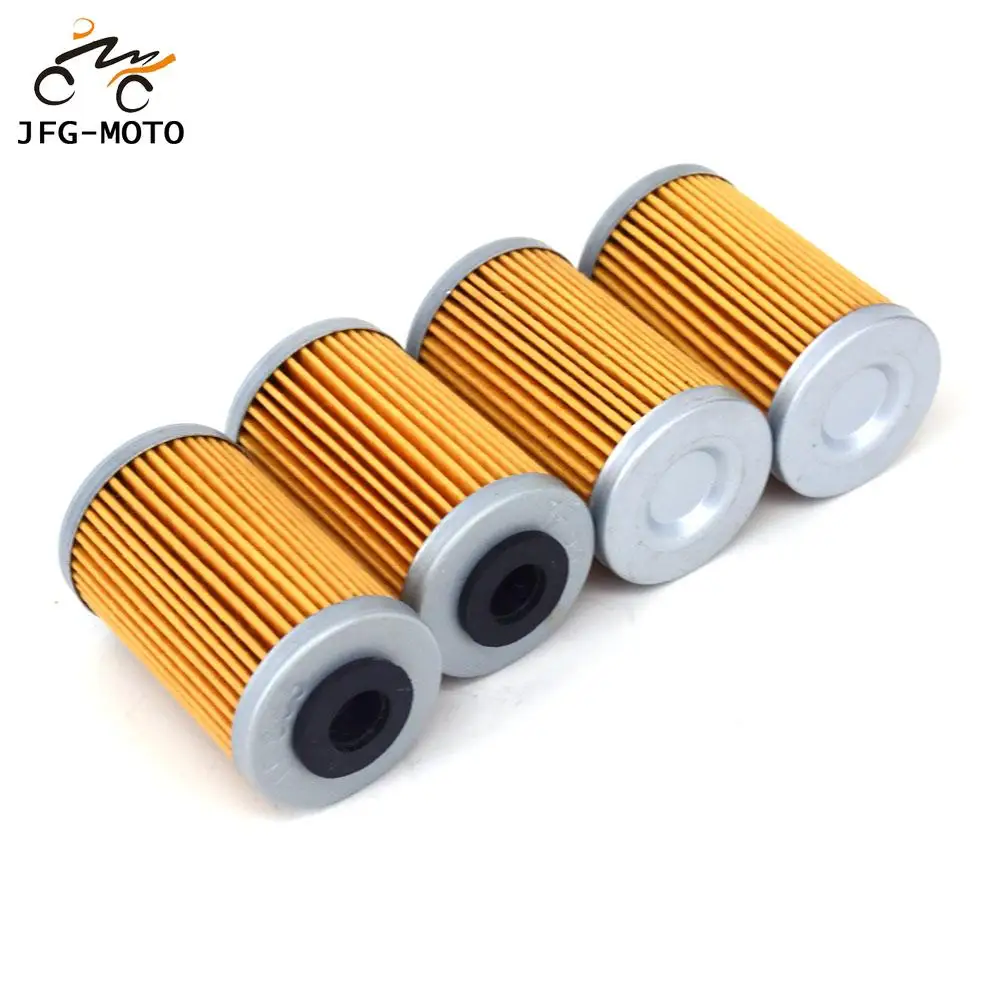 4 unidades de filtro de óleo para KTM Duke RC 125 200 390 RC R EXC 250 400 450 SX MXC EXC 520 525 SXC 625 Enduro Fábrica Supermoto