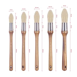 ArtSecret Big Head Brush BCW-01 Acrylic Oil Artist Large Stencil Single Hog Bristle Wooden Handle Painting Art-Supplies