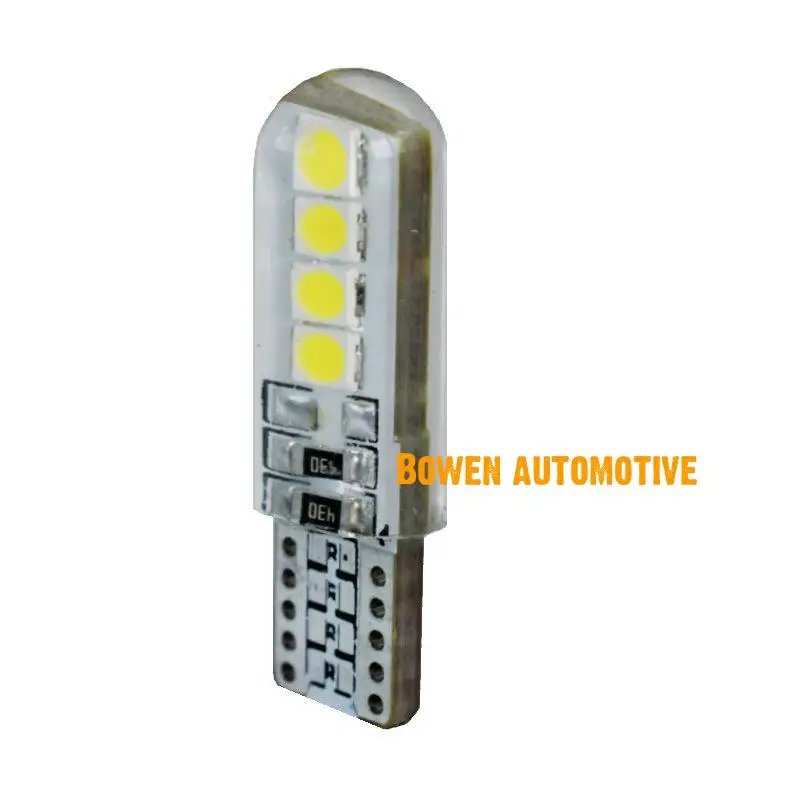 LD 2X Car light T10 silicone 3030 8 light highlight wide light interior light small light w5w 194 168 12V