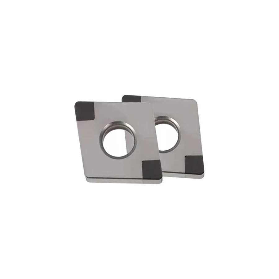 CNMG120404-2 CNMG120408 CNMG120412 2T CNMA120408-2T CBN tornio CNC utensile per tornitura esterna lama cubica nitruro di boro inserto diamantato