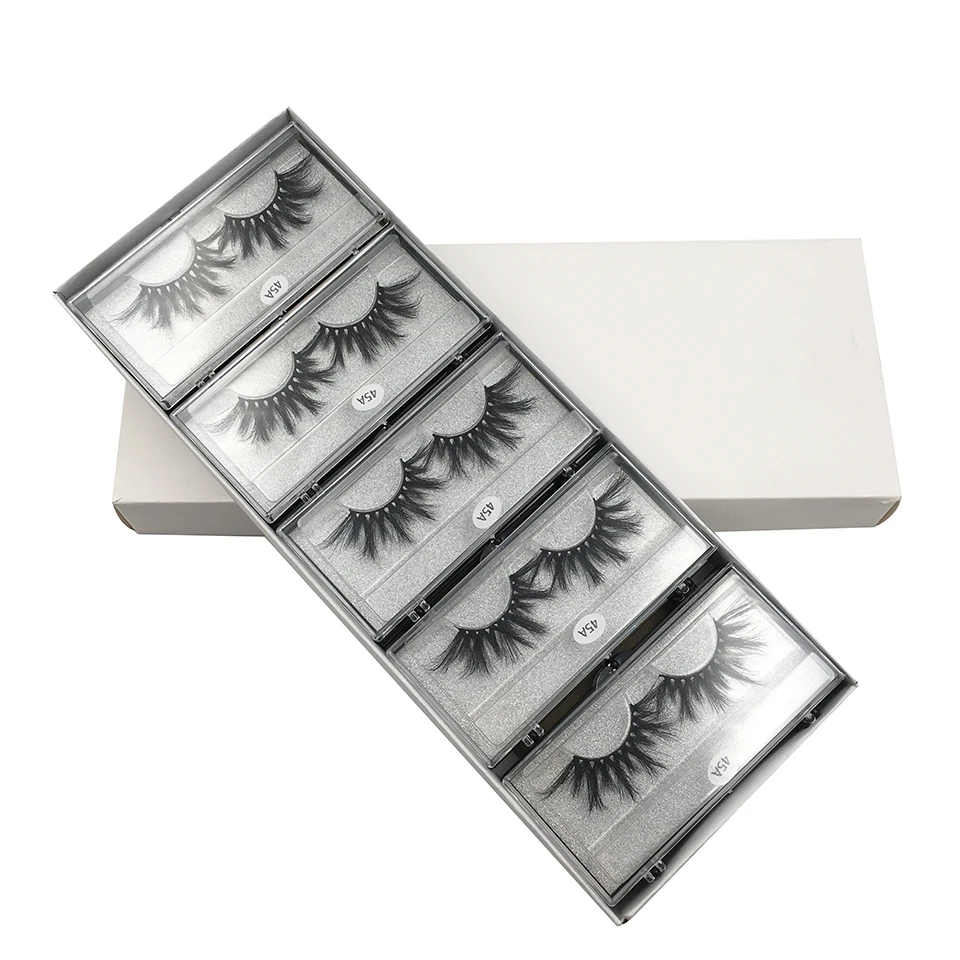 RED SIREN 10 Pairs / Lot 25mm Lashes Mink Eyelashes Bulk Wholesale 29 Styles Dramatic Long Eye Lashes Makeup False Eyelashes