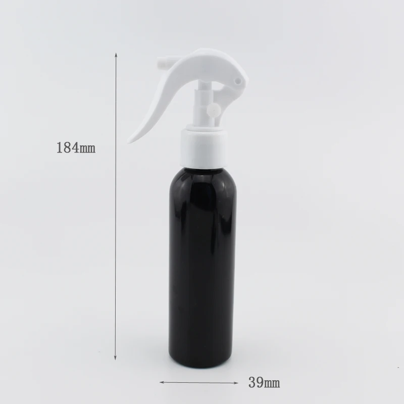 40pcs 120ml Empty Black Plastic Spray Trigger Bottles 120cc DIY Makeup Hair Sprayer Container Bottle With Spray Trigger Pump 4OZ