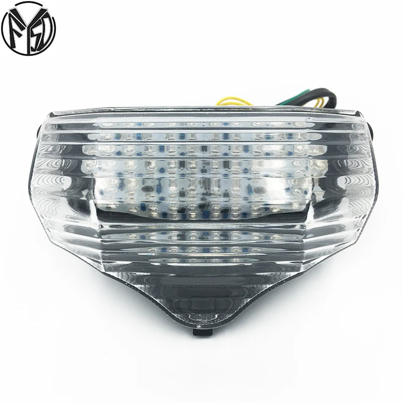 For YAMAHA FZ6 FAZER 600 FZ600 FZ6-S2 LED Rear Tail Brake Light Turn Signal Integrated Lamp Blinker Motorcycle Accessories