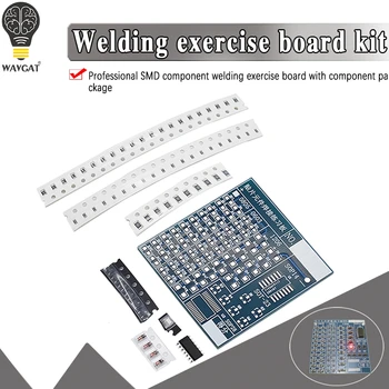 DIY devre PCB SMT SMD lehimleme uygulama kurulu DIY kiti Fanny beceri eğitimi elektronik takım 77 adet bileşenleri