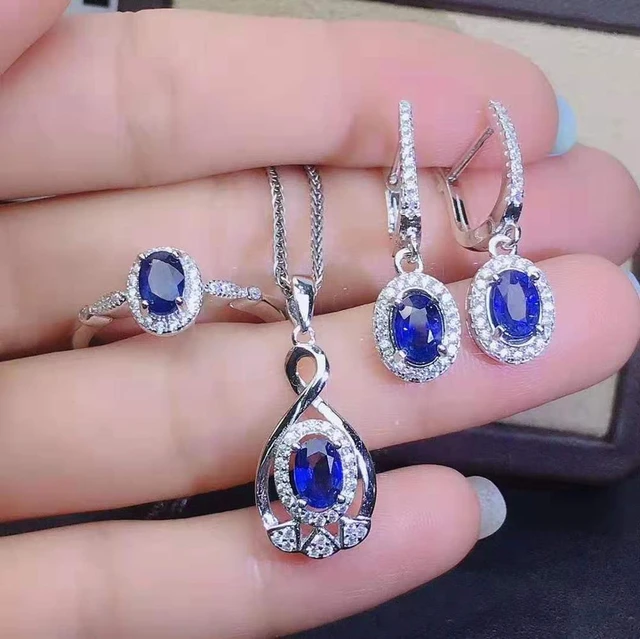Sapphire fashion jewelry hot sale