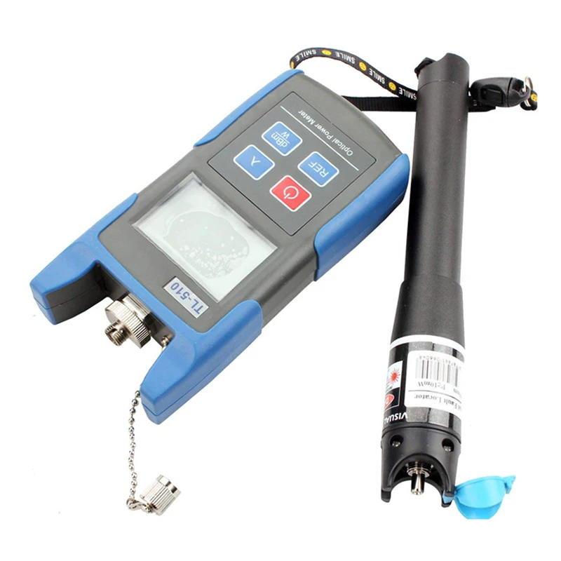 TL510 -50~+26dBm Optical Power Meter with 10MW TL532 VFL FC SC (ST LC ) connector TL510 laser power meter, Fiber optic tester