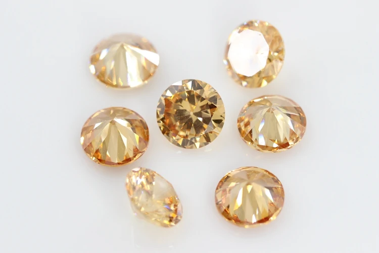 5A Qaulity 1.0~3.0mm Various 20 Colors Loose Cubic Zirconia Stones Round Brilliant Cut Loose CZ Synthetic Gem For Woman Jewelry