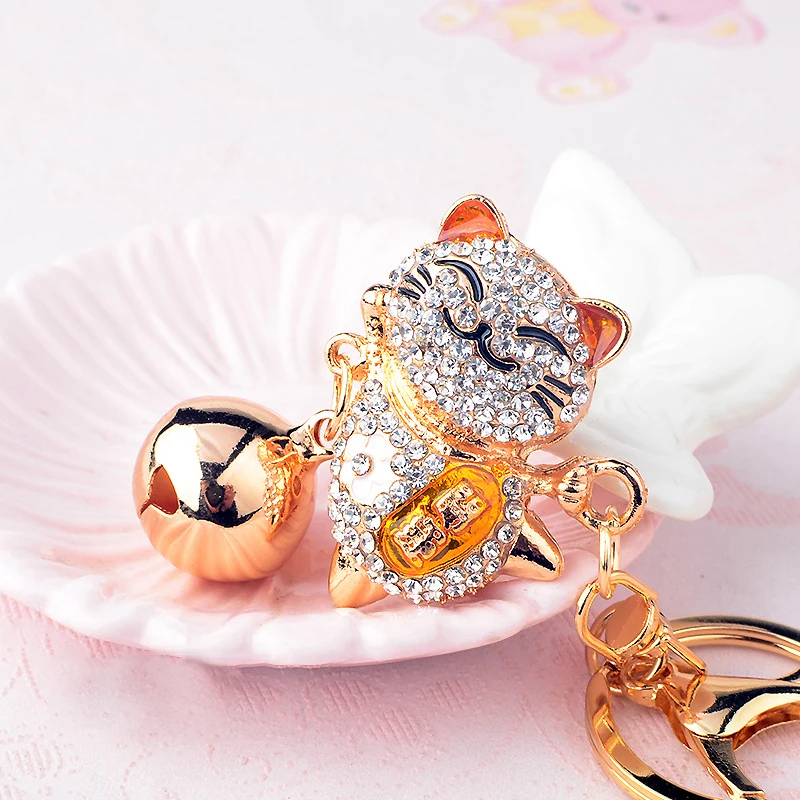 Porte-clés Chat Manolyee - Pendentif Mignon En Métal, Anti-rayures, Pour Clés, Sac Ou écouteurs