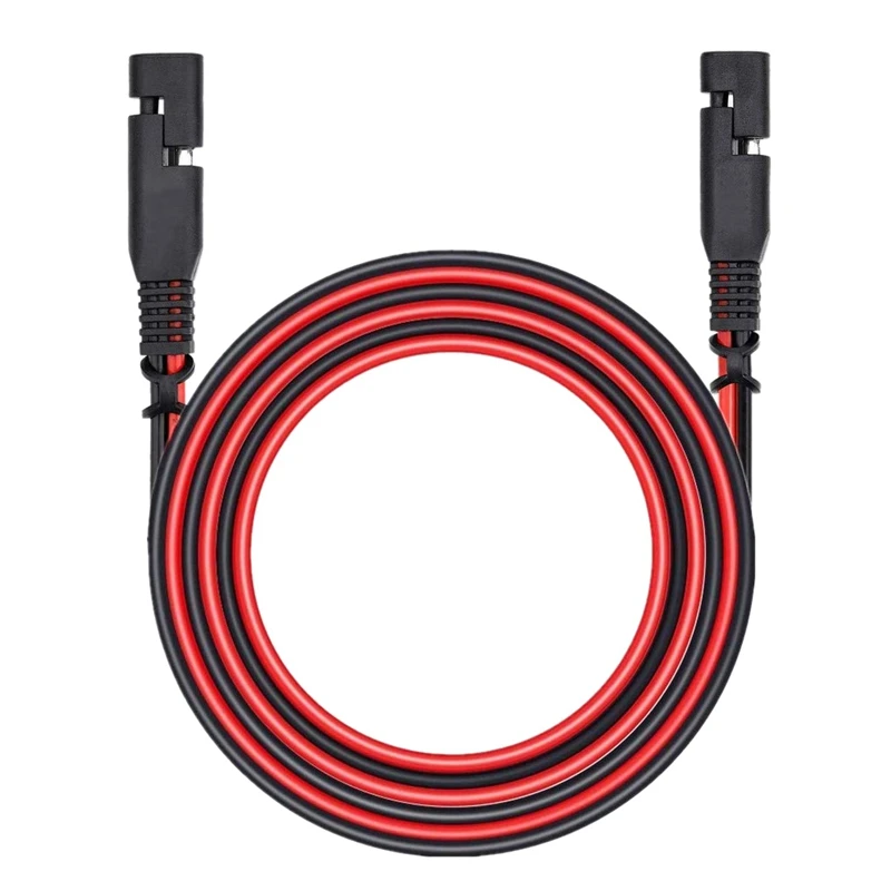 6.5 Feet 14AWG SAE to SAE Extension Cable, Quick Disconnect Wire Harness DC Connector Cord Plug for Trailer RV Boat Camp Solar P