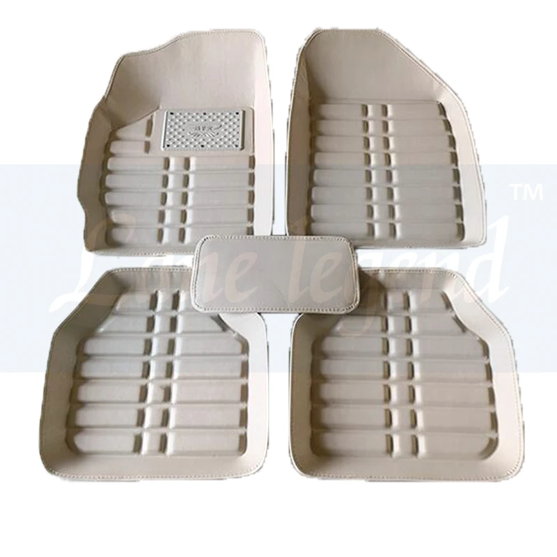Car Floor Mats For Toyota Land Cruiser 100 200 Prado 120 150 RAV4 Camry Corolla Highlander Alphard Prius Yaris Fortuner Car Mats