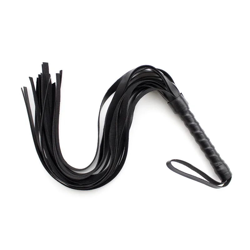 Exotic Flirting Toys of Scattered Tassel Small Leather Whips for Fetish Spanking BDSM Bondage Flogger Riding Crop Adult Games