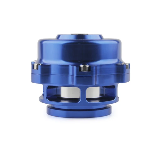 Imagen 2 del producto Válvula de soplado Universal Jdm de 50mm con banda en V BOV Q Typer con brida de aluminio de soldadura con logotipo TKBOV001B50